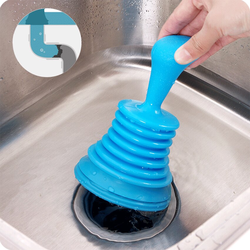 Ontstopper voor huishoudelijke leidingen, badtoilet, ontstopper voor keukenafvoer, afvoerpijpreiniger, afvoergereedschap voor afvoerbuizen, zuignap