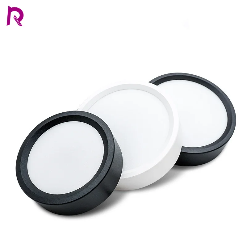 Focos empotrables Led de 220V, lámpara de techo de 9W, 12W y 18W, Panel de iluminación montado en superficie, accesorio de cocina para decoración del hogar y la habitación