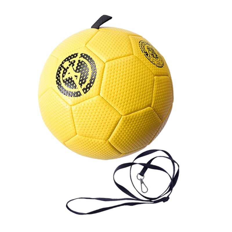 Balón de entrenamiento de fútbol N0HA, balón de fútbol inteligente juvenil con correa para malabares, Control de pie, práctica de patadas, cordón ajustable: B 3Y