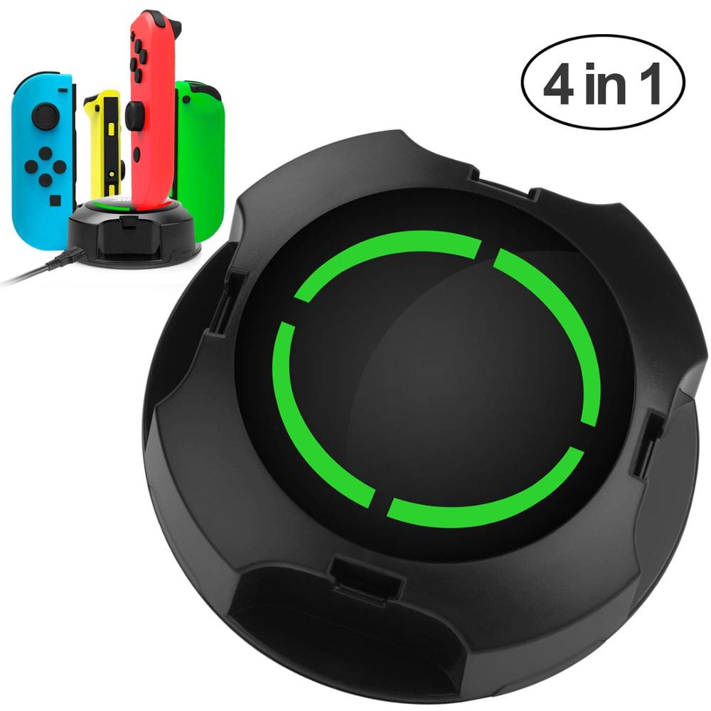 DOBE TNS-1882 For Nintendo Switch Joypad Charging Dock With 4 Charging Porks Stand Dual Charger