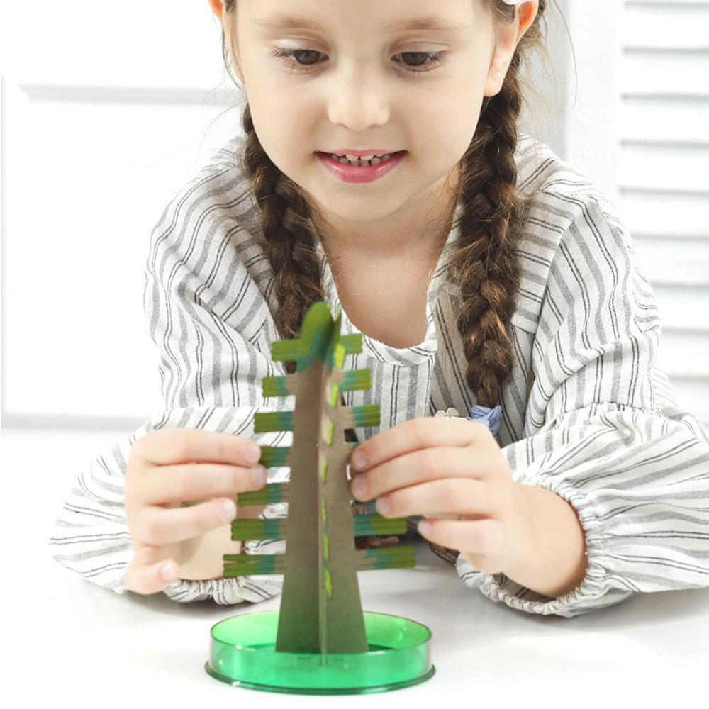Mini decoraciones para árboles de Navidad con flores mágicas, árbol mágico en flor, juguete para niños, de Navidad