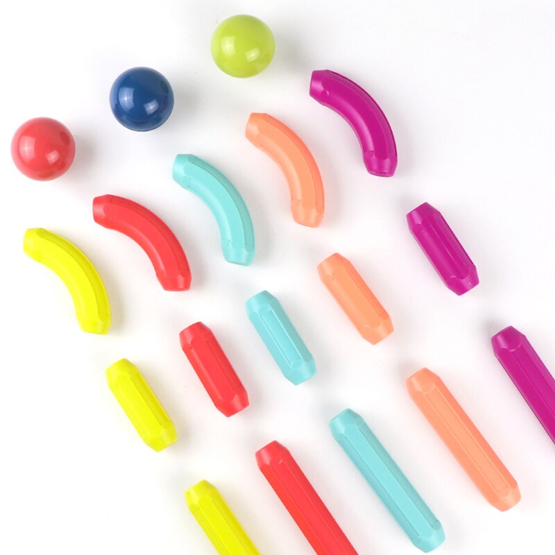 Juguetes de barra magnética Variable para niños, juguetes de bolas magnéticas de colores, rompecabezas magnético de barra magnética de 36-64 piezas, juguete educativo