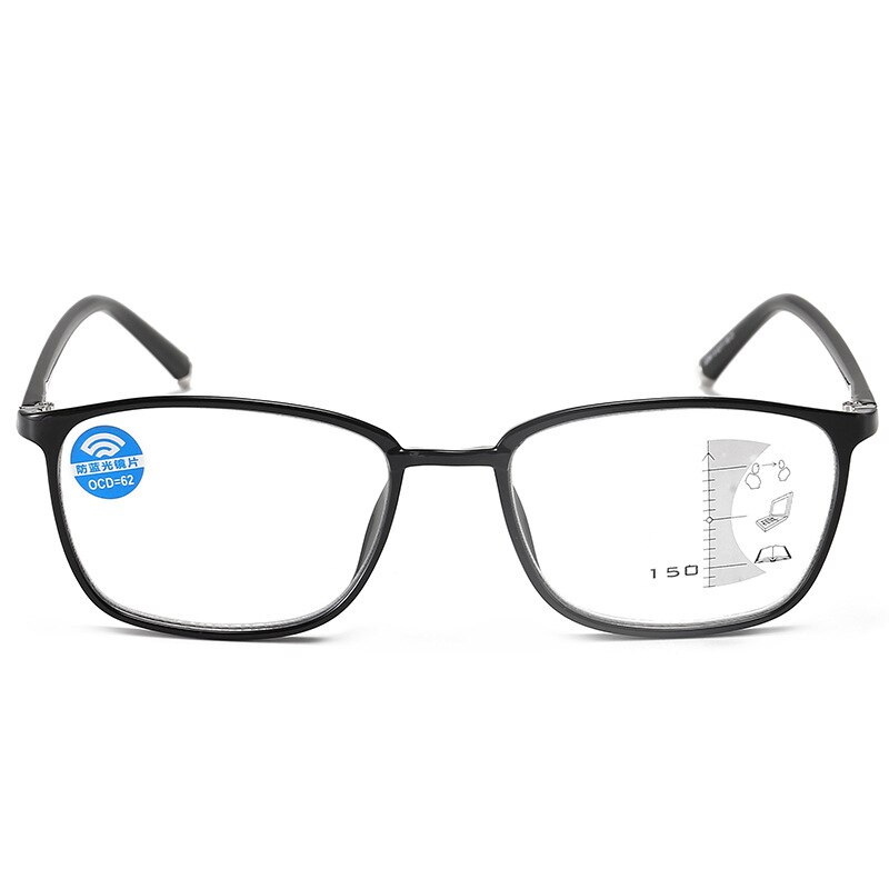 Nu progressieve multifocale leesbrillen voor presbyopie voor mannen en vrouwen, ultralichte computerbril met  tr90 anti-blauwe lichtstralen.