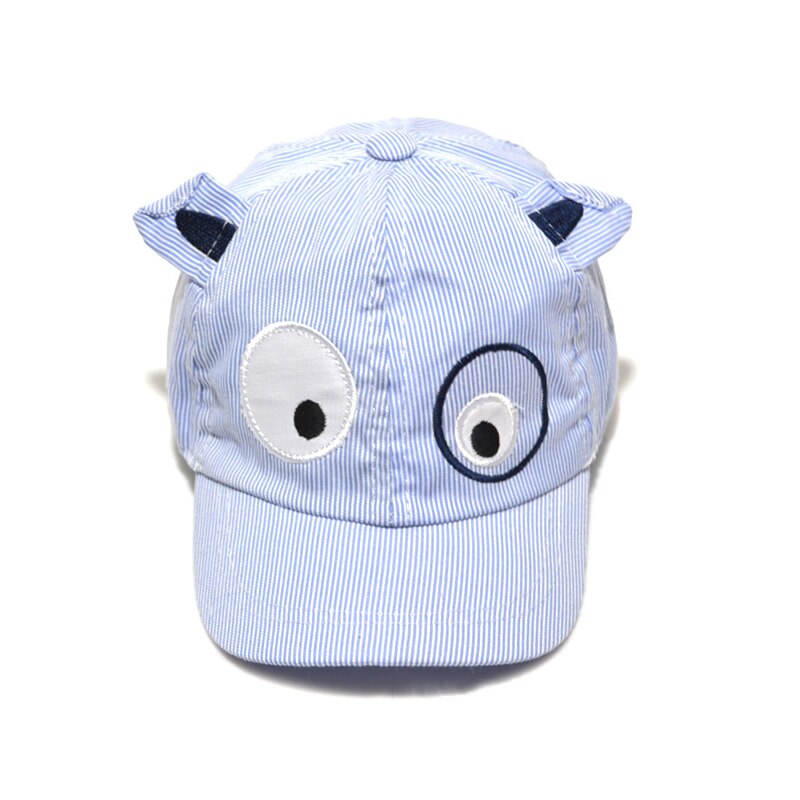 Tecknad baby baseball keps sommar nyfödd bebis hatt flicka pojke kepsar barn spädbarn bomull barn keps småbarn solhatt barn