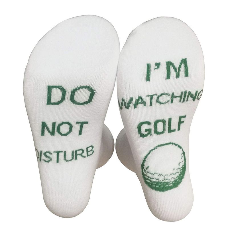Unisexe drôle équipage chaussettes ne pas déranger je regarde Rugby Football Golf bonneterie: A