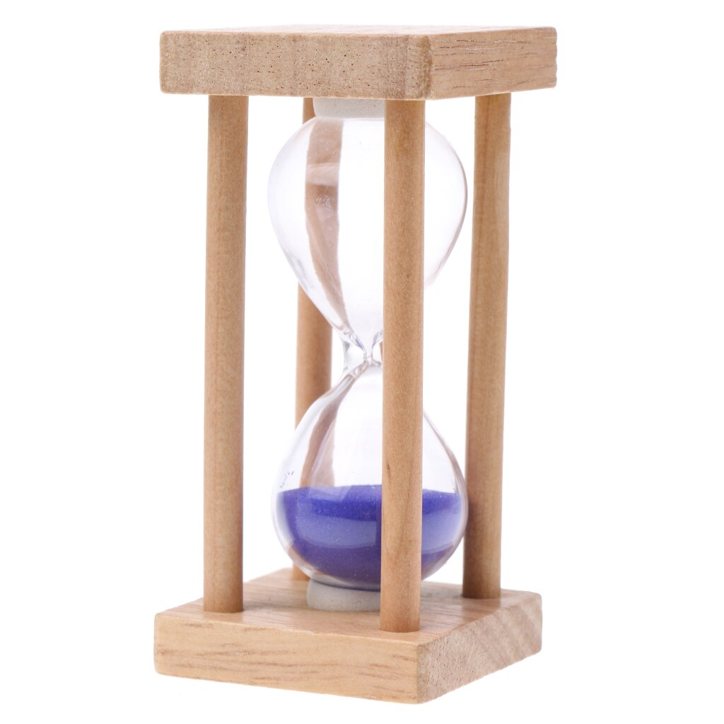 1/3/5/10/15/30/60 Minutes Hourglass Sandglass Sand Clock Timer Table Shelf Decor: Purple