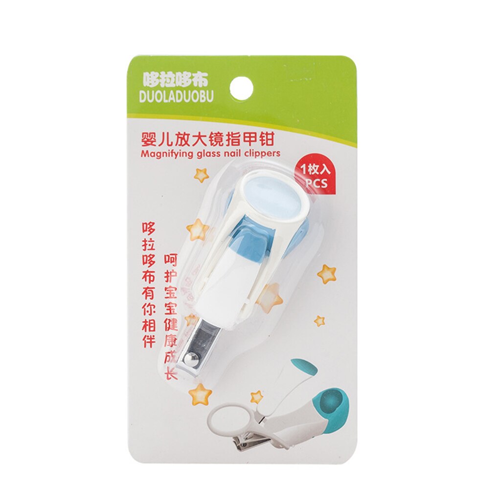 Pocket Mini Metal Nail Clipper Cutter Baby Magnifying Finger Toe Glass Trimmer Manicure Pedicure Care Scissors Tools