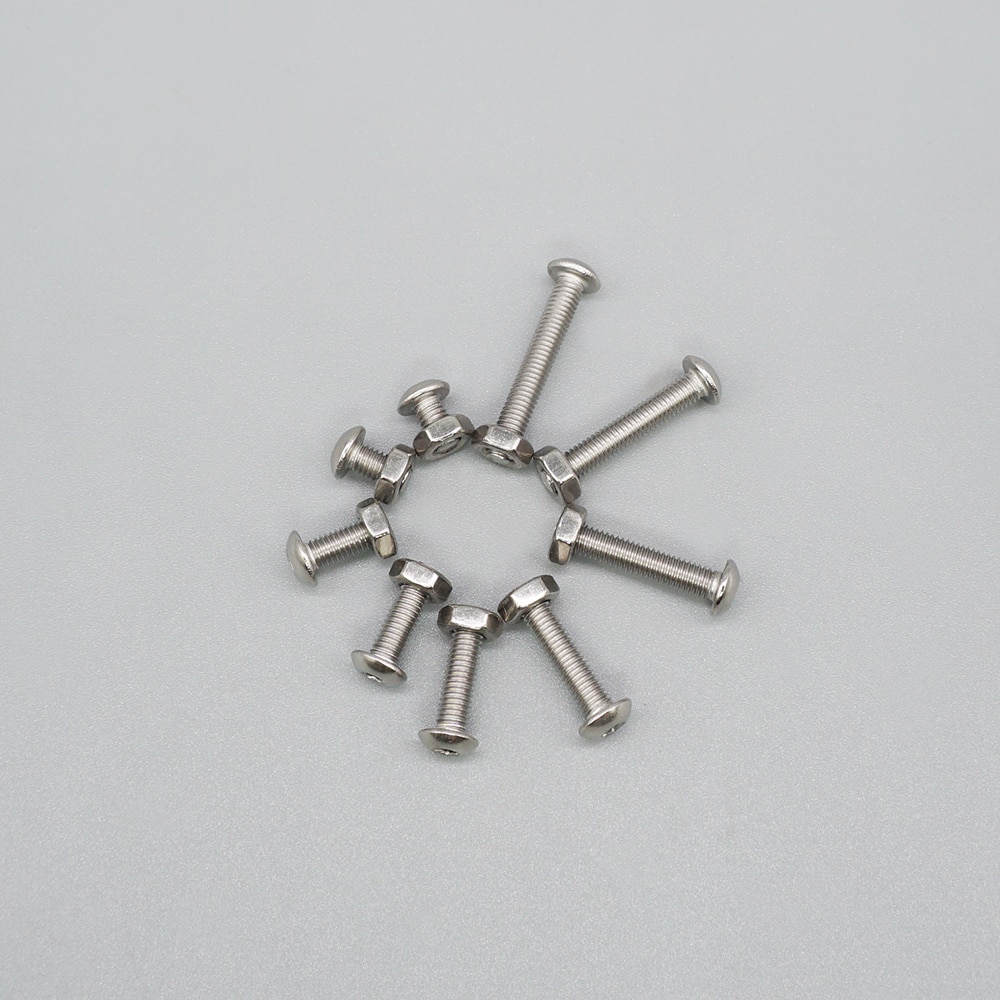 3D Printer Parts M3 Screw Nut Set Stainless Steel Hexagon Socket Head Screw With Nut 340pcs M3*5 6 8 10 12 14 16 18 20mm