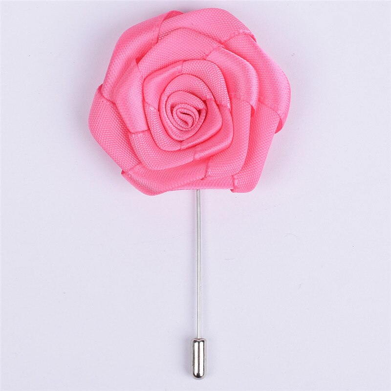 Diy privé-aanpassing bruidegom corsages corsages boutonniere bloemen bruiloft corsage pin broche  x1258-16: Perzik
