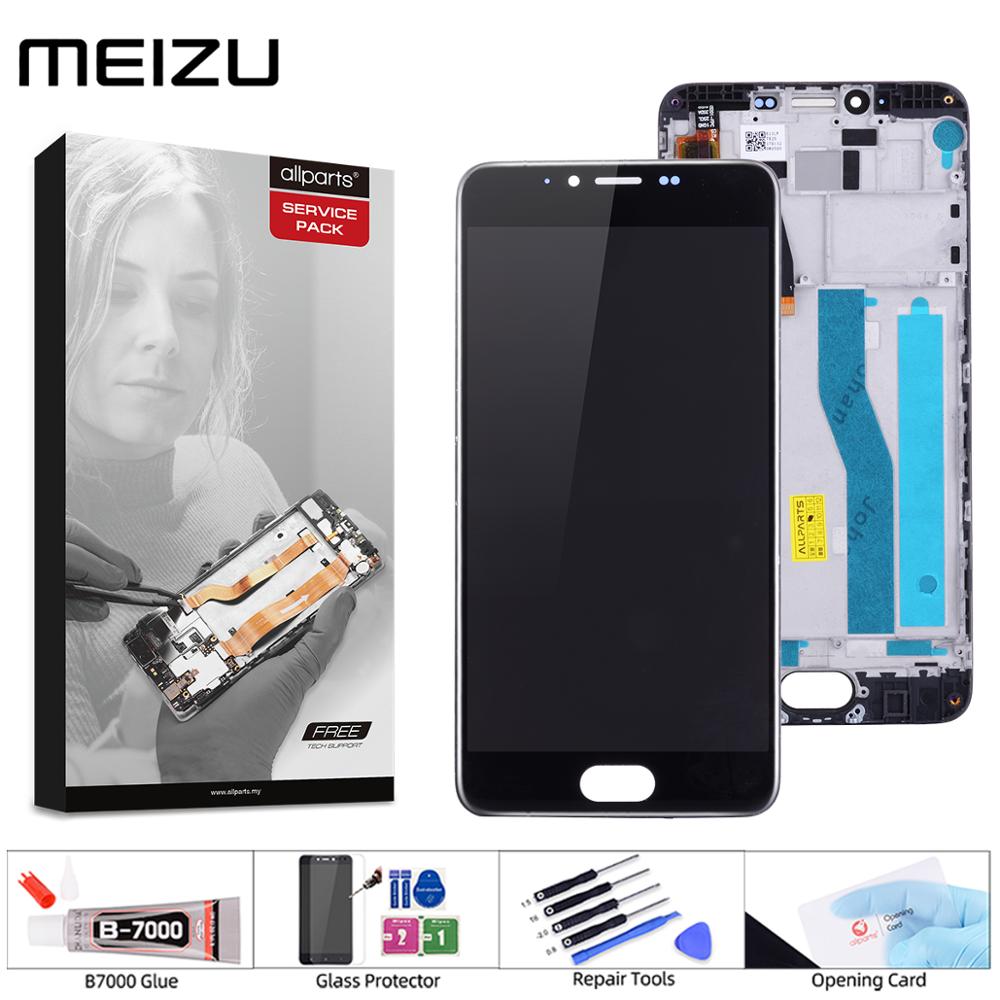 Originele Display Voor MEIZU M5 Display Touch Screen Digitizer met Frame M611H Display Module Voor MEIZU M5 LCD Vervanging