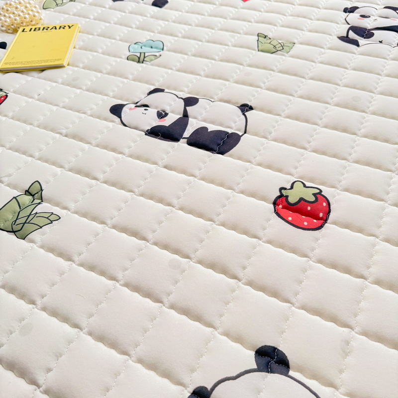 Dikke Matrashoes Cartoon Stijl Sprei Gewatteerd Bed Voor Thuis Volwassenen Kinderen Bedlinnen Fundas De Colchón (Geen Kussensloop)