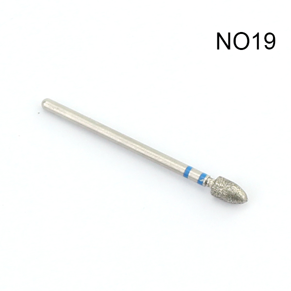 1pcs Milling Cutter Diamond Nail Drill Rotary Bits Milling Cutter For Manicure Burr Cuticle Clean Drill Bit Electric Cutter: NO19