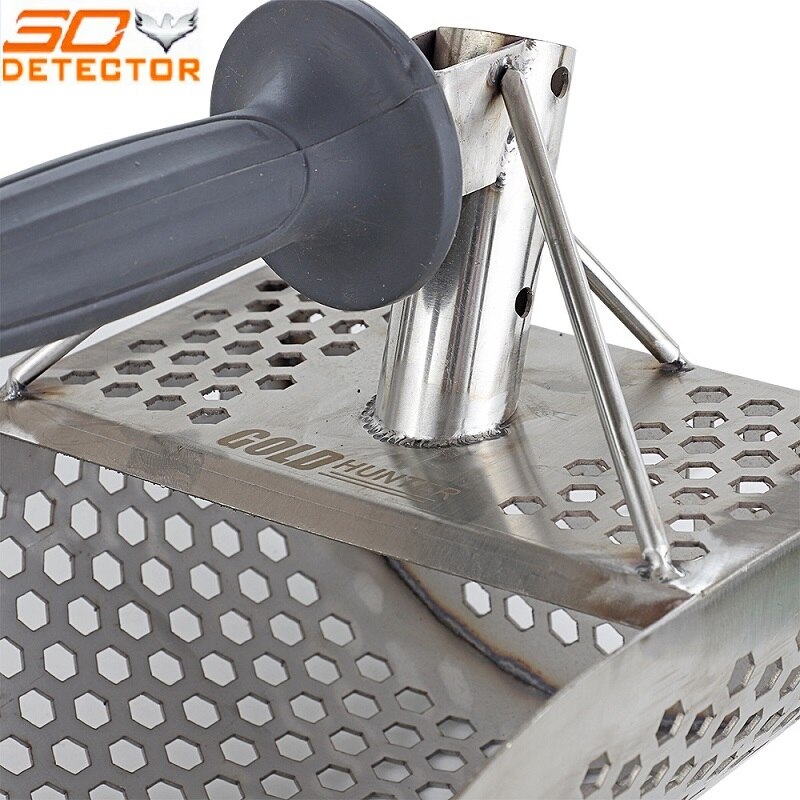 Gold hunter pinpointer underground gold digging tool shovel spade edge digger and 304 stainless steel sand scoop