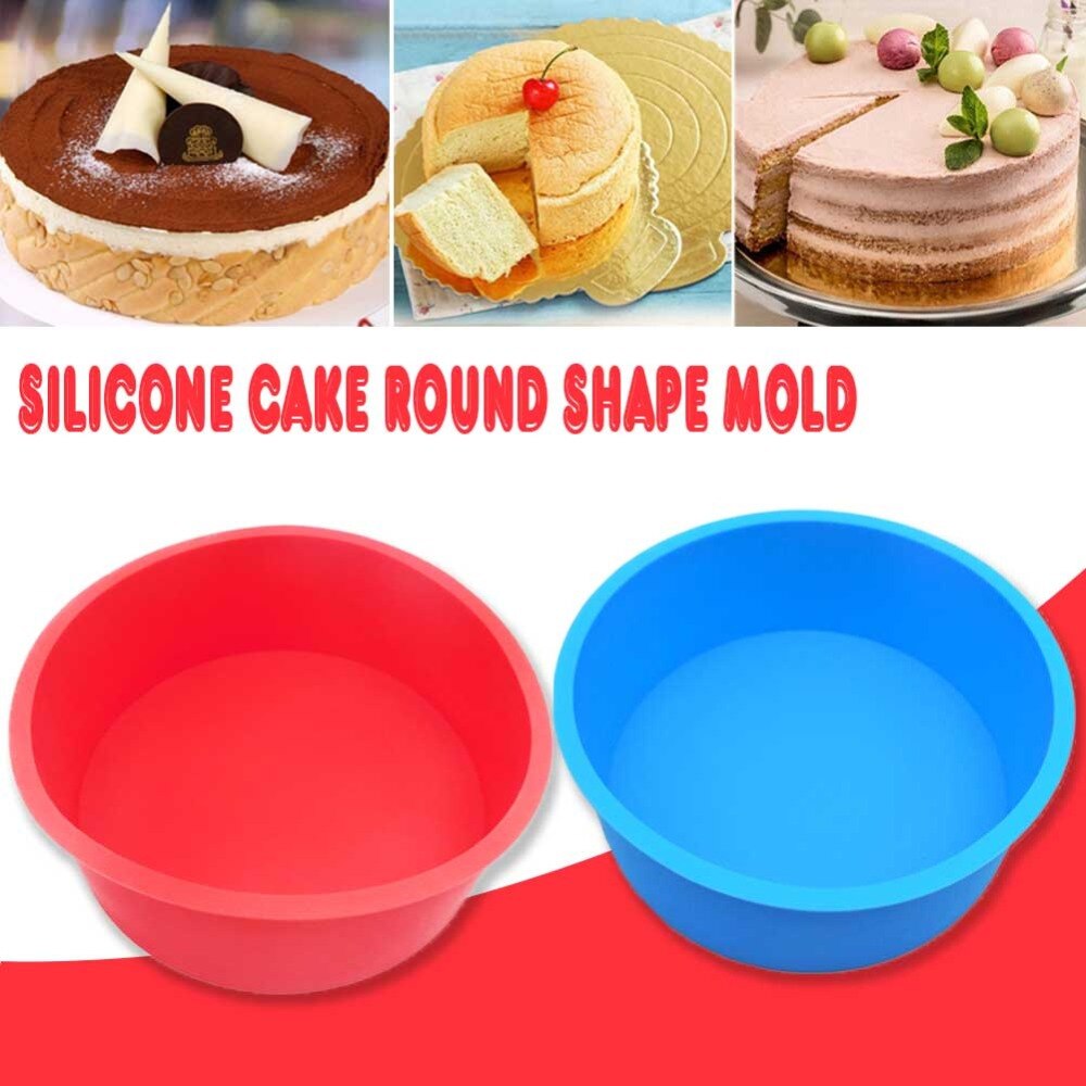 Moule à gâteau en Silicone de 10.5/16.5cm, forme ronde, ustensiles de cuisine, Desserts Mousse, outils de cuisson