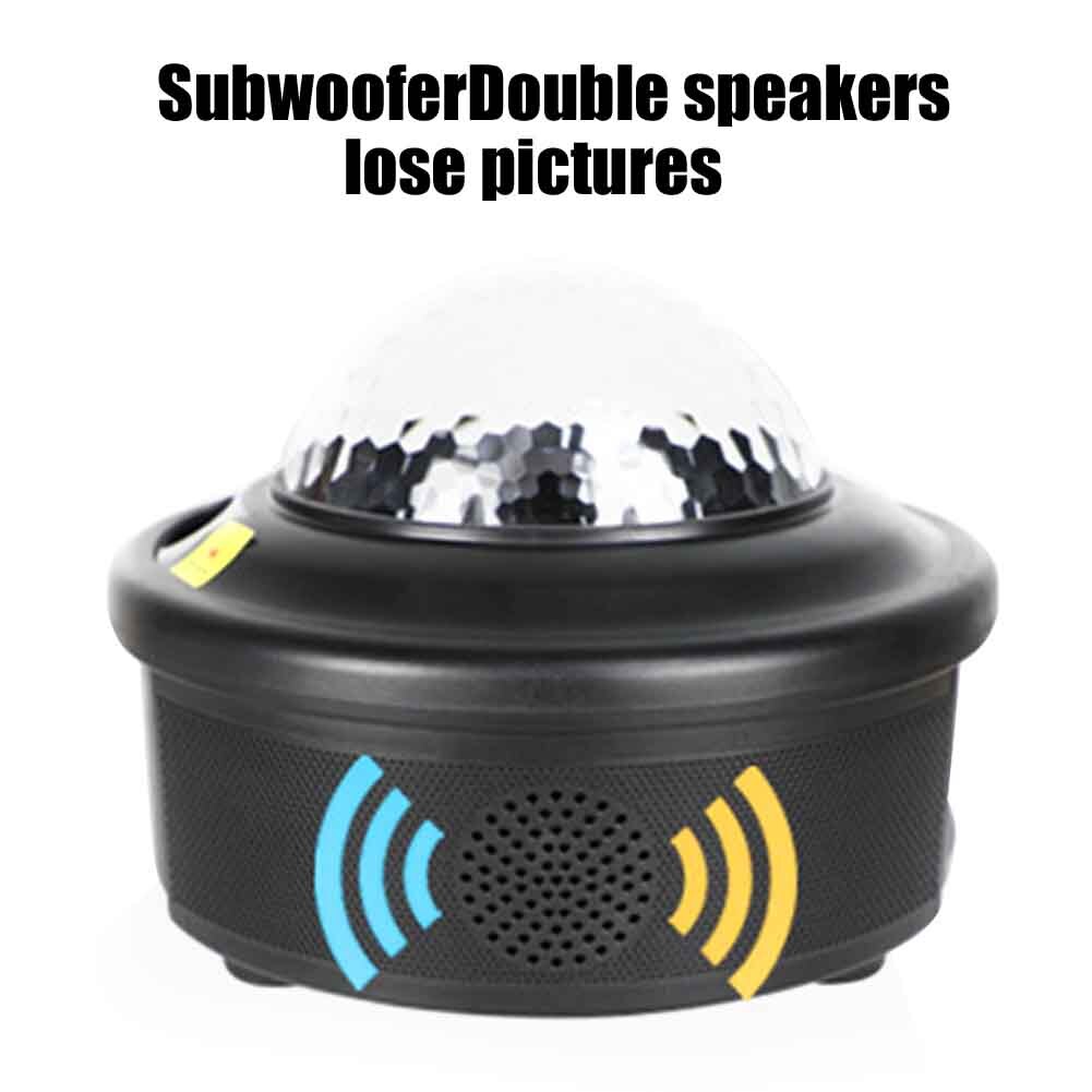 Projector Lamp Bedroom ABS Voice Control Home Theatre Portable With Remote For Kids LED Nebula Cloud 3 In 1 Bluetooth Speaker