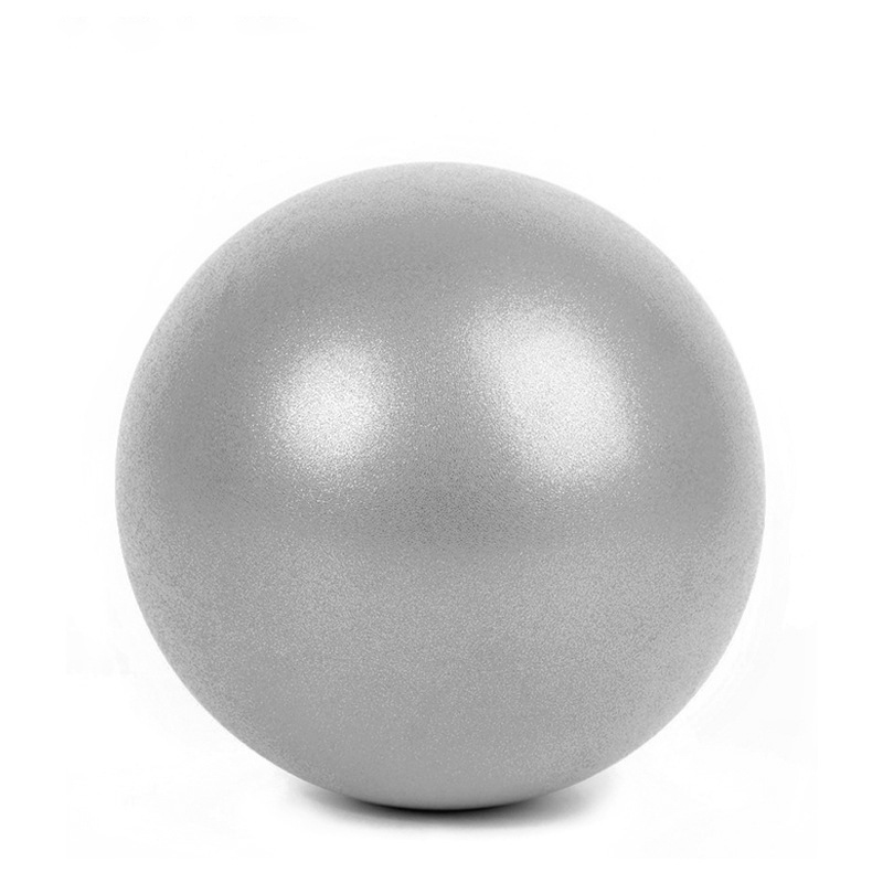 25cm mini yogabollar fitness pilates boll för fettreducering tjock explosionssäker pvc halkfri gymträningsboll för hemmaträning träningspass: Brun