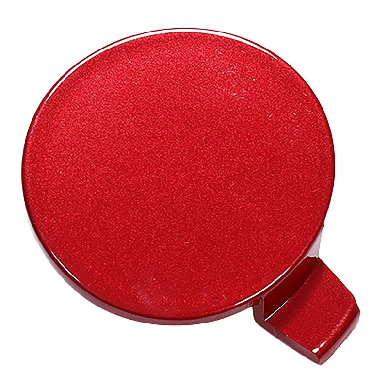 -Car Front Bumper Tow Hook Cap Cover Fit for Tesla Model 3 ABS 1Pcs: Red