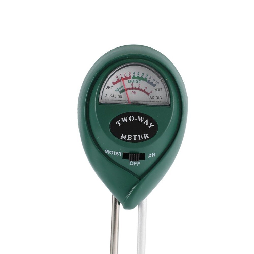 2 In 1 Soil Moisture PH Meter Soil Hygrometer Durable Soil Tester Garden Moisture Soil PH Intensity Meter