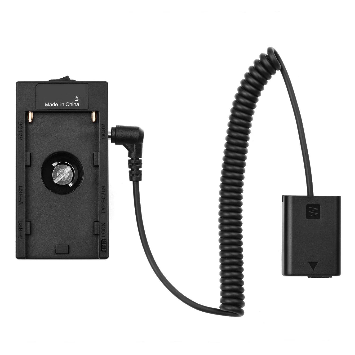 NP-F970 F750 baterii stojak na talerze adapter z podwójny interfejs USB + FW50 imitacja baterii łącznik robić Sony A7/A7R/A7S