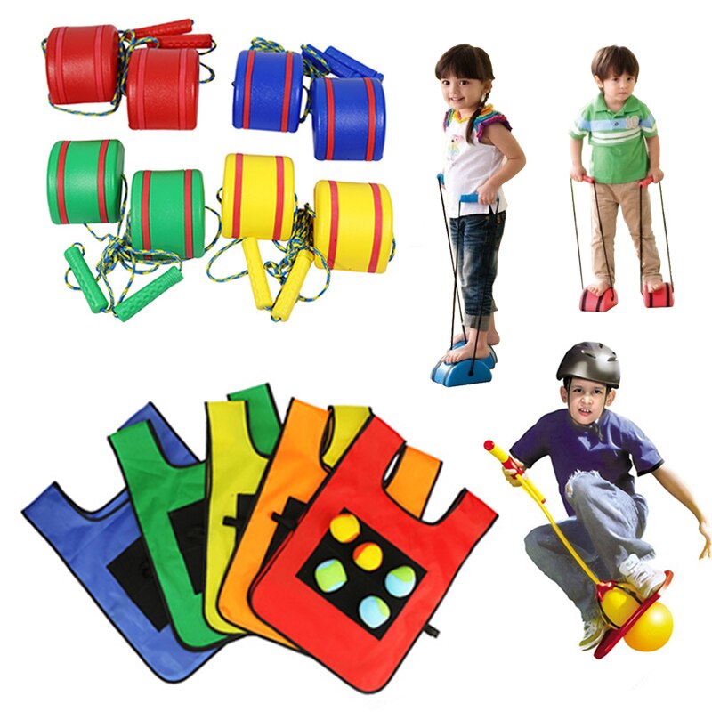 Kids Sensory Integration Training Toys On Stilts Sticky Target Game Sport Toy Teaching Aid Educational Toys For Children