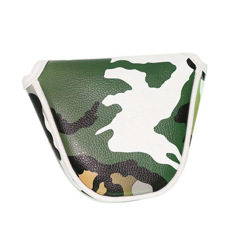 AD-1Pcs Golf Mallet Putter Headcover Cover Voor Kleine Center Putters Magneet Sluiting: Green