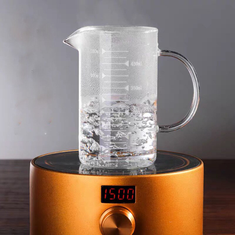 250ml-500ml Glass Transparent Measuring Cup Cooking Tools Container Measuring Cup Measuring Liquid Bakeware Kitchen Accessories