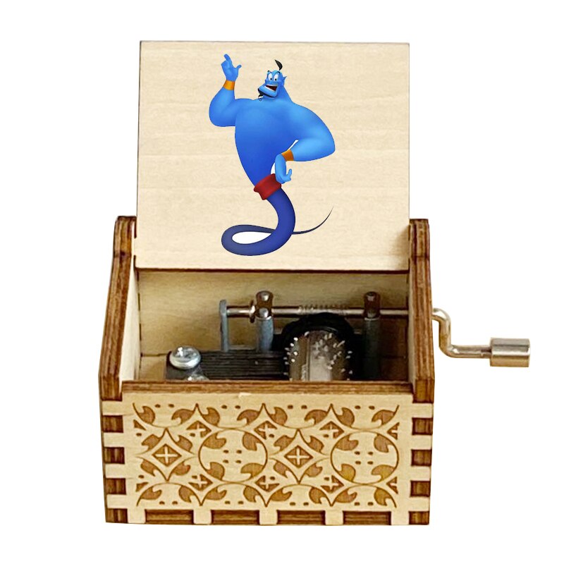 Wooden Music Box Color Music Box Birthday Wooden Small Box Daughter Son Christmas: SKU-13