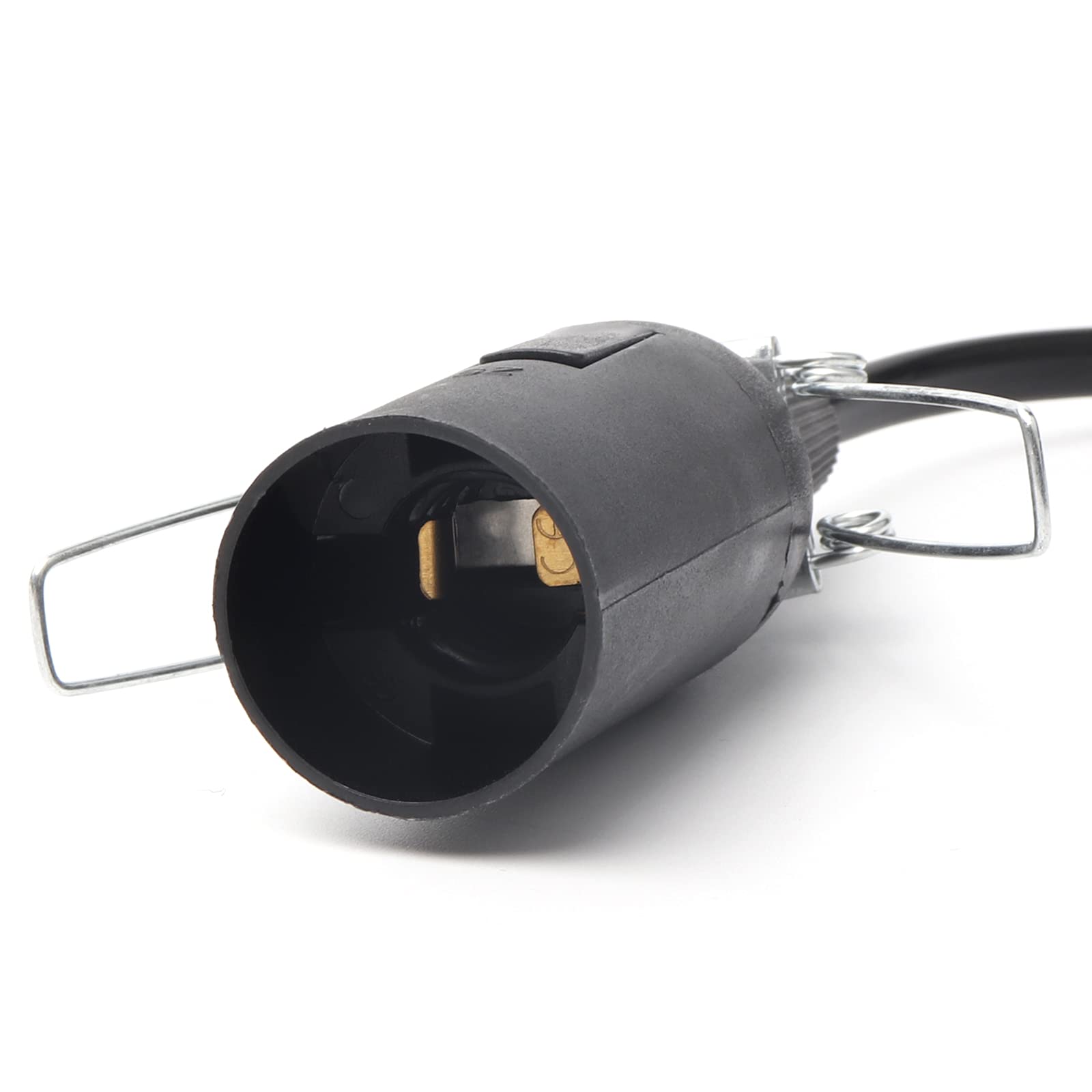 Base de lampe à douille avec fil de commutation pour ampoule LED, support de suspension de lampe à main, câble de rette d'alimentation UE, E14, 1.8m