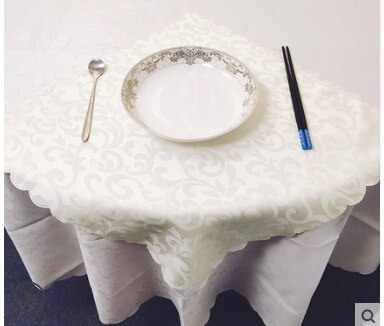 Serviettes de table, serviettes, tapis de table, lingettes, gobelets, restaurants occidentaux, chiffons pliants, plateaux à thé, serviettes, 10 pièces: WHITE