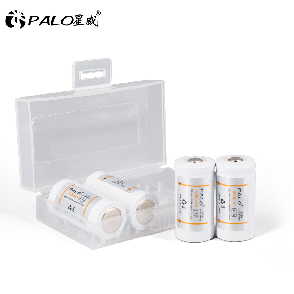 PALO 16340/16350 li-ion battery 3.7v li-ion rechargeable CR123A batteries rechargeable 16340 li ion batteries