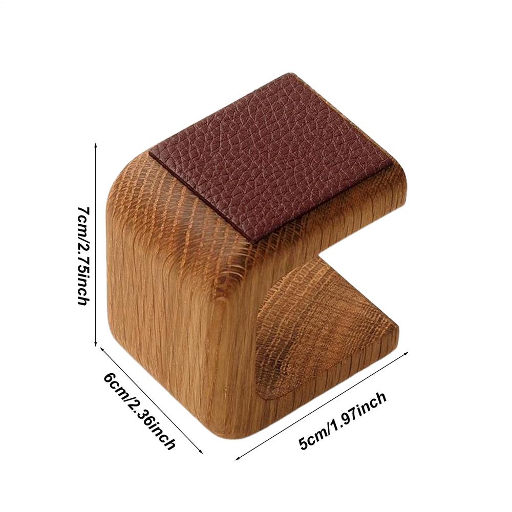 Puinen kelloteline korujen järjestäjä rannekorujen sormuskorvakorujen kellojen näyttö massiivipuusta kelloteline: Default Title