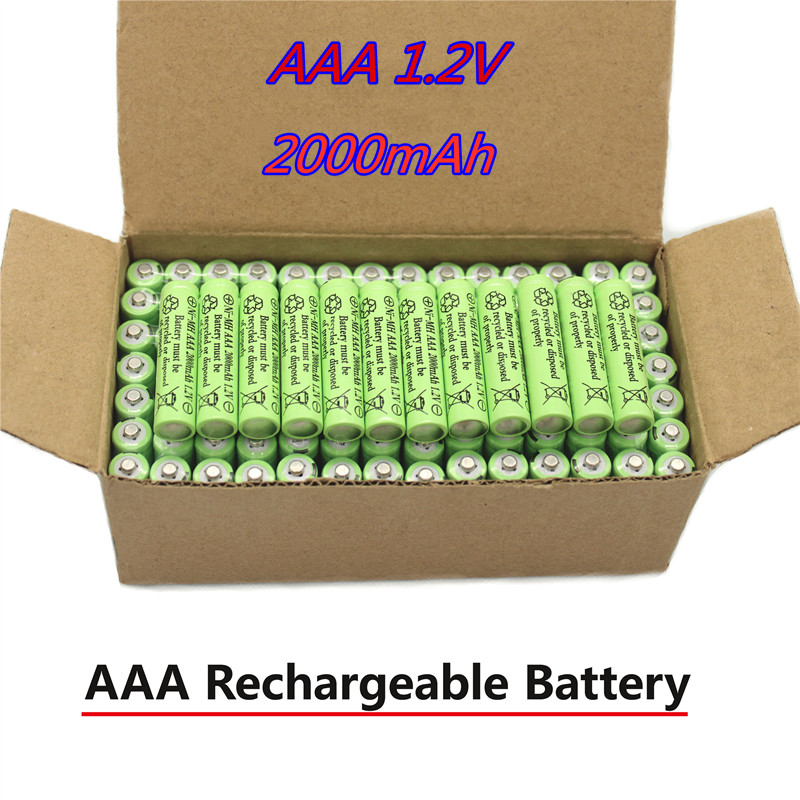 Original.AAA.2000mAh.1.2V rechargeable.battery.AAA2000mAh.Ni-MH rechargeable.1.2V.3A.battery...