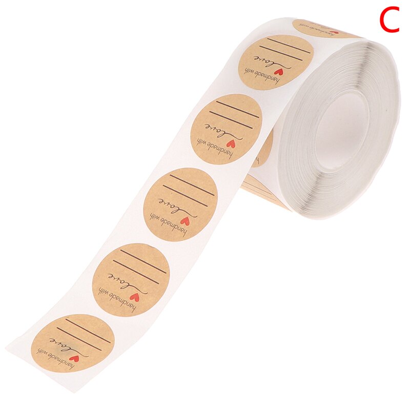 500Pcs/roll Thank You Sticker for seal label scrapbooking sticke decoration X: C