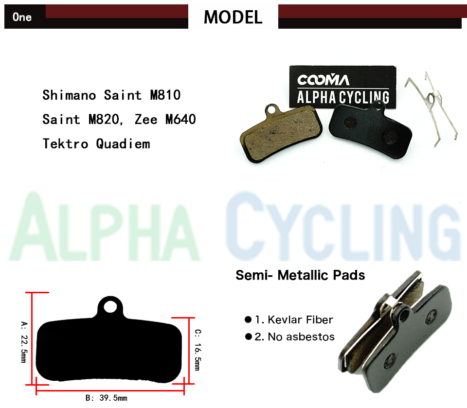 Pastiglie Metalliche Per MTB Pastiglie Freno Metalliche Shimano XT M8020, SAINT M820, ZEE M640 - 2 Pezzi, Per MTB Pastiglie Saint Zee H03C