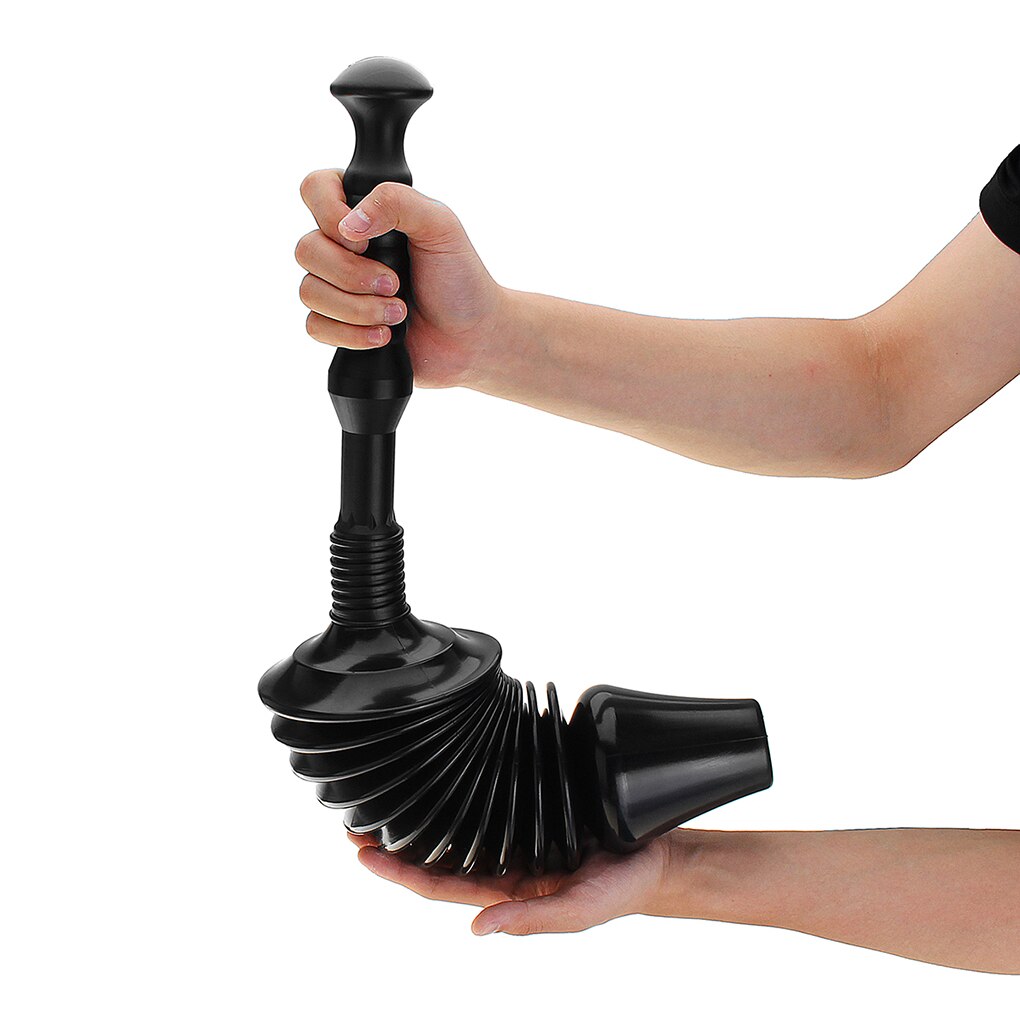 High Pressure Sewer Dredge Clogged Toilet Plunger Reusable Drain Blockages Blaster Unblock Powerful Bellows Grip Clear Bathroom