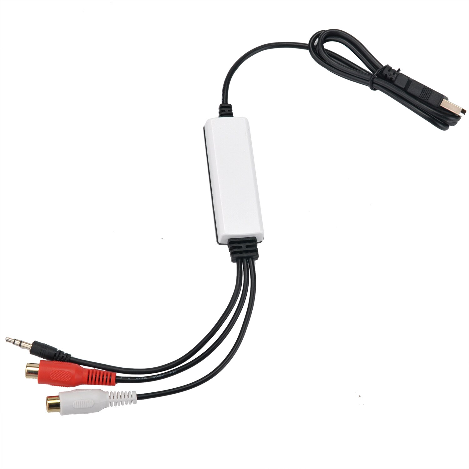 EZCAP216 USB 2,0 Audio Capture Card Kassette Zu CD/MP3 Konverter WMA WELLE Recorder Bearbeiten Audio Zu Digital RCA R/L 3,5mm Audio In
