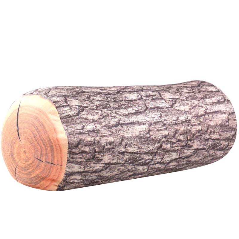 Kussen van boomstam, zachte aanraking, bank, kamer, auto, blokhut, houtnerf, stronk, kussen, kussen, leuk interieur