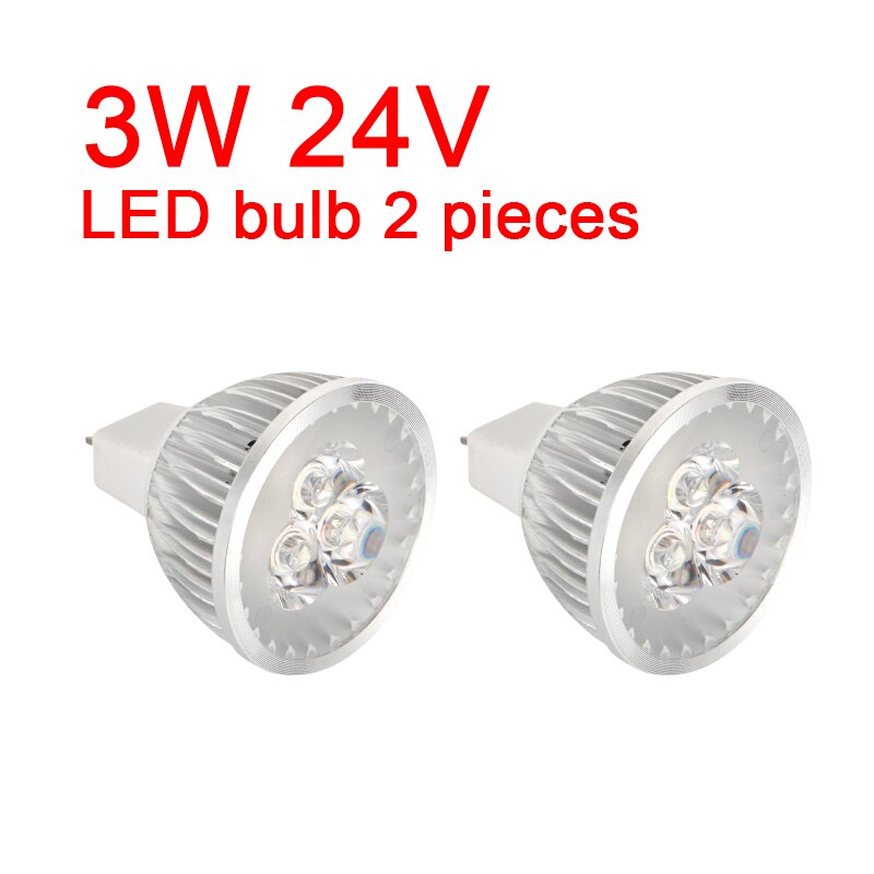 LED Machine-outil lumière 24V 220V ampoule variable atelier CNC tour fraisage éclairage industriel LED Machine lampe: 2Pcs 3W 24V Bulb
