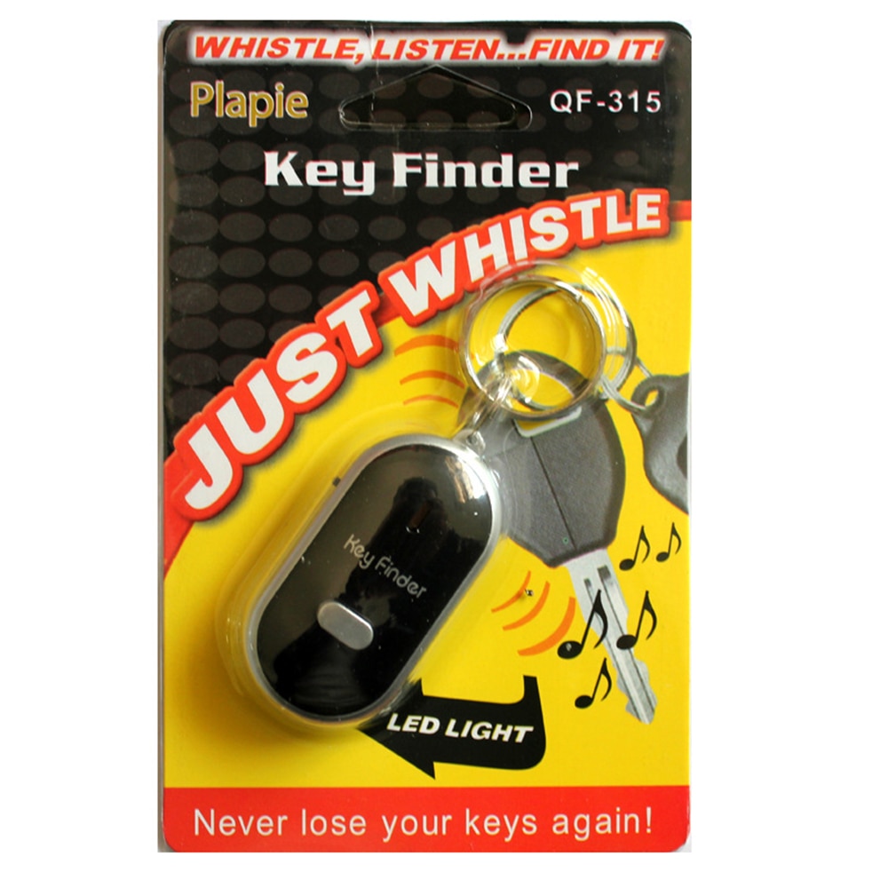 Mini Fluitje Key Finder Knipperende Piepen Afstandsbediening Verloren Kids Key Finder Locator Sleutelhanger Kind Alarm Herinnering
