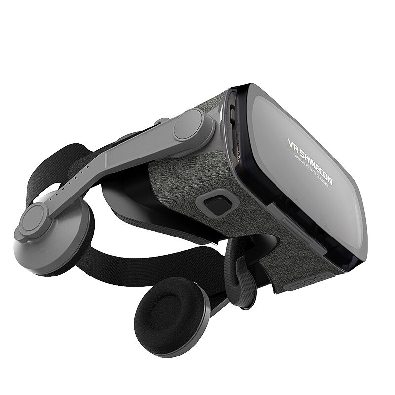 SHINECON Casque 9.0 VR Virtual Reality Bril 3D Bril Google Kartonnen VR Headset Doos Voor 4.0-6.3 Inch Smartphone