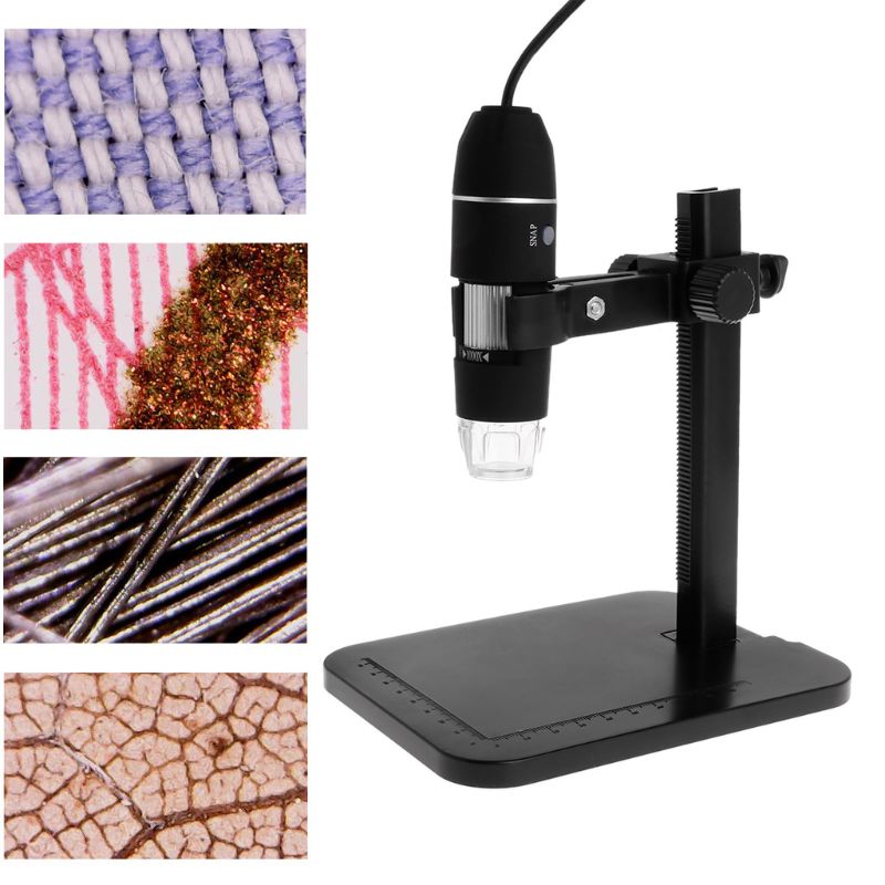 2MP 1000X 8LED USB Digital Microscope Endoscope Magnifier Camera HD CMOS Sensor