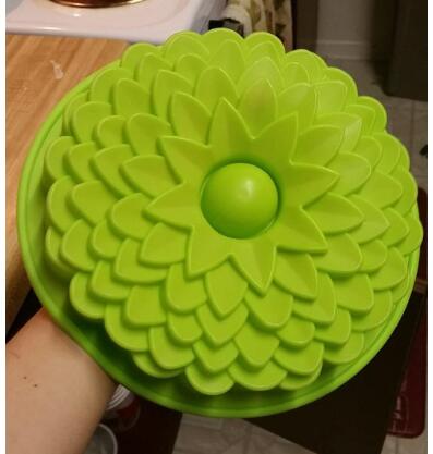 Large Spiral Shape Food Grade Silicone Bundt Cake Mold Pan 3d Fluted Cake Mould Form Bread Bakery Baking Tools Bakeware: 7