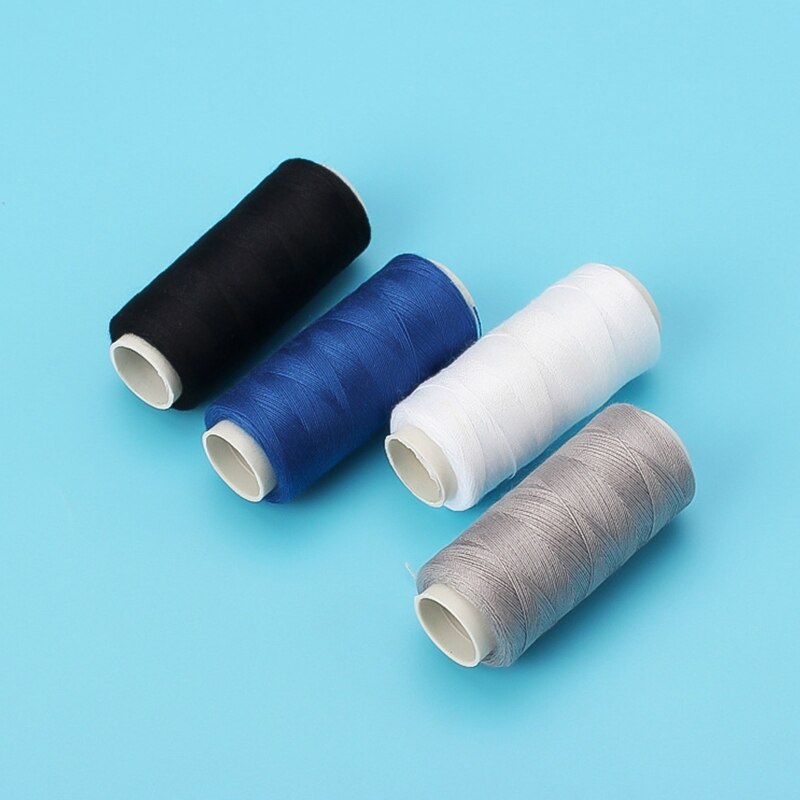 Bobbins Sewing Thread Kits 12 Colors Sewing Supplies for Hand &amp; Machine Sewing Polyester Spools Quilting Thread Q1FD