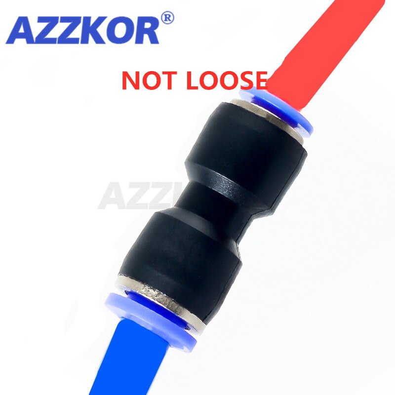 5PCS PU Pneumatic Connector Push in Hose Straight Pneumatic For Connect Air Pneumatic Connector Components 4 6 8 10 12 16 mm