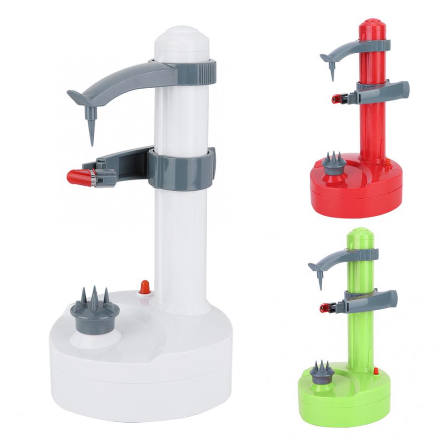 Pelador de frutas eléctrico multifuncional, máquina automática creativa para pelar frutas, utensilio de cocina