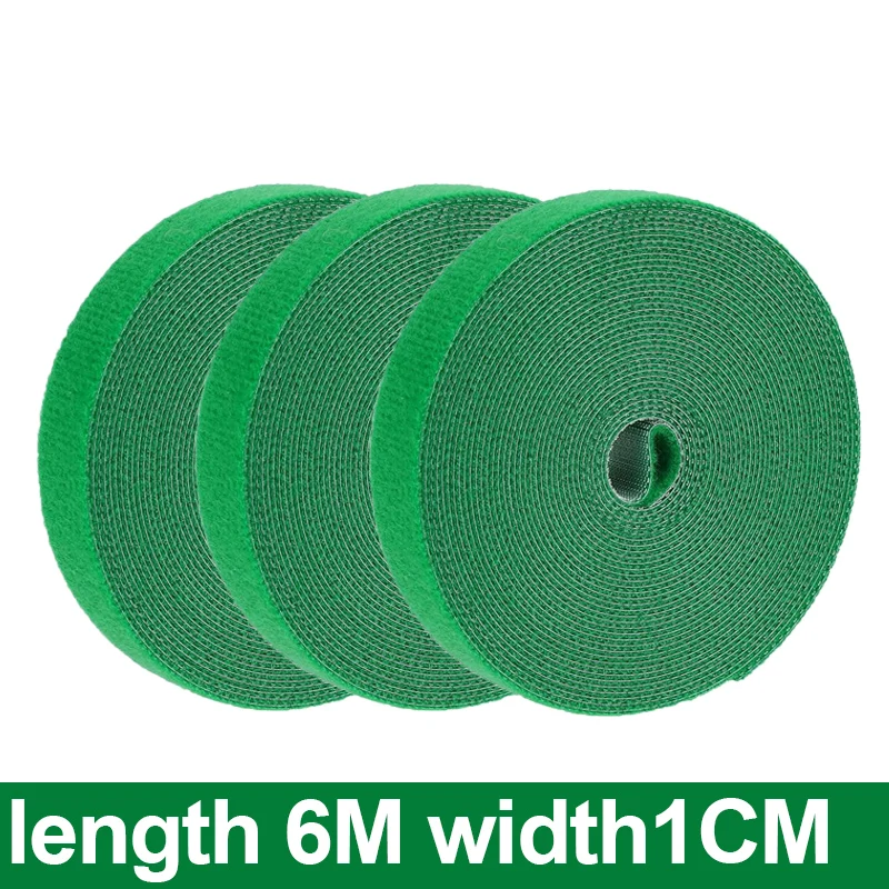 Fascette per piante autoadesive Fascette per piante in nylon regolabili Spago da giardino Fasciatura per piante Gancio Anello Vite Avvolgimento Nastro di supporto Striscia di fissaggio: Brown