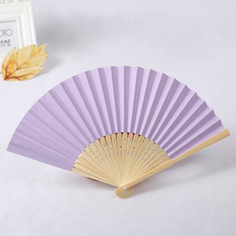 Blank Paper Bamboo Folding Fan DIY Calligraphy Painting Drawing Fan Artist Tool Christmas Birthday Party Give For Friend: 12