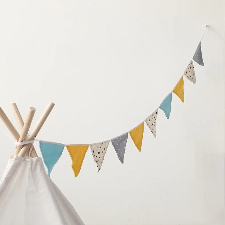 Portable Kids Tent Teepee Tent For Children Tipi Infantil House For Girl Cabana Boy Tents Decoration Carpet LED Lights: black