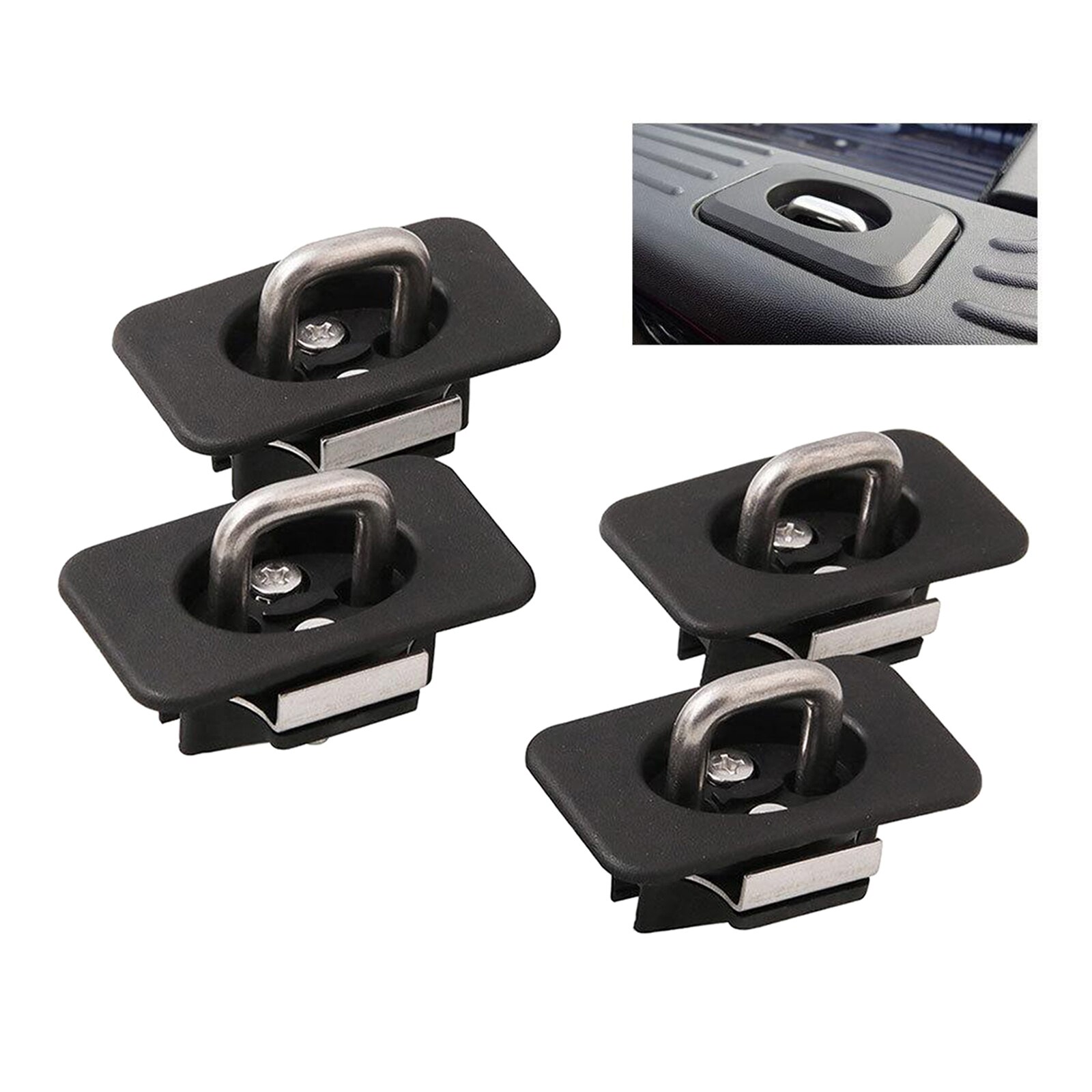 4pieces Pickup Truck Tie-Down Anchor for Ford F-150 1998 Car Part