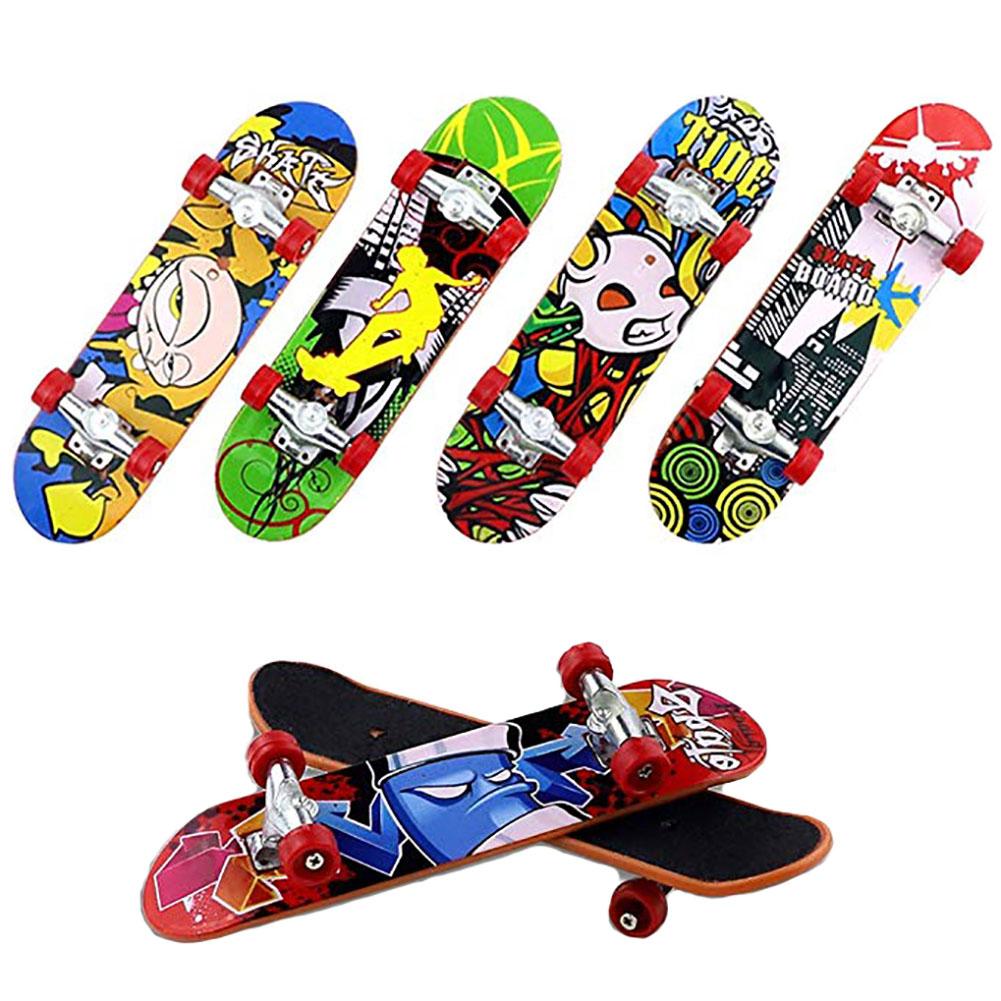 Touche en alliage givré pour enfants, jouet innovant, Skateboard exquis, couleur aléatoire, 1 pièce